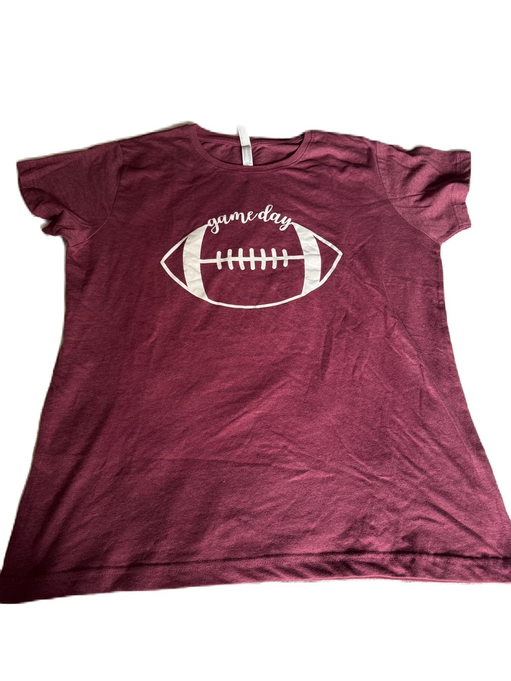 Maroon 'Game Day' Short Sleeve Graphic Tee